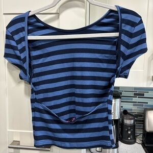 Edikted low back striped top